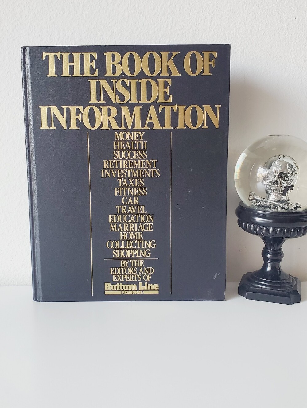 The Book of Inside Information Vintage Hardcover Reference Book